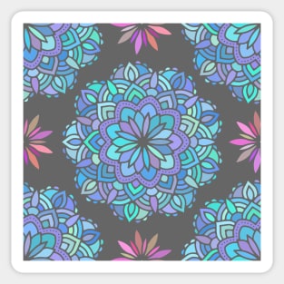 Colorful mandala design Sticker